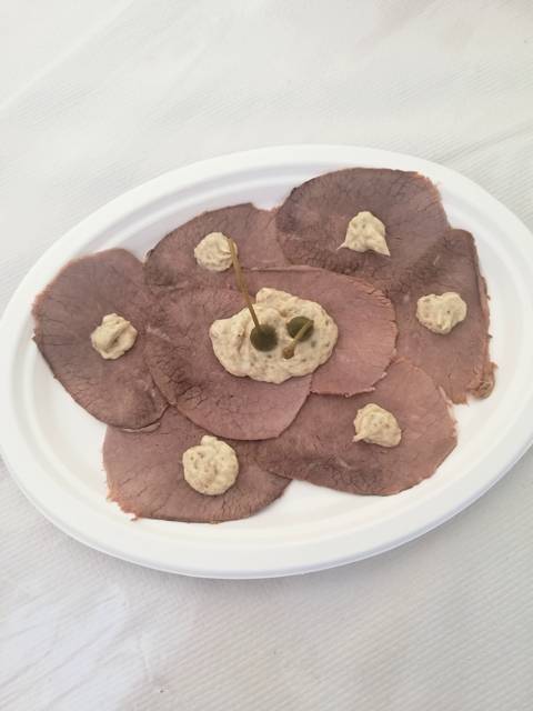 Piémont, vitello tonnato, plat typique