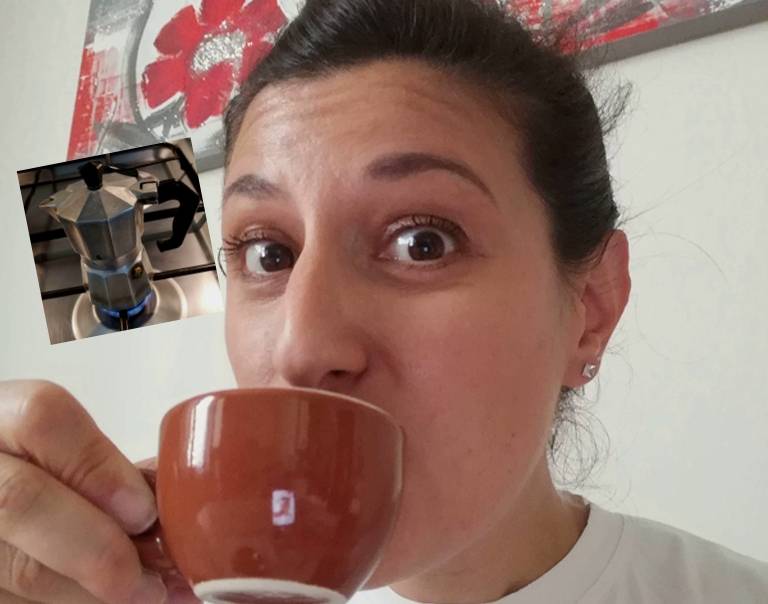 café italien Aurélie en Italie